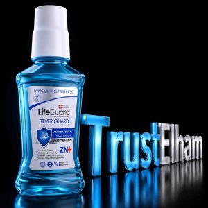 دهانشویه بزرگسال سفیدکننده (Silver Guard) برند لایف گارد با حجم 270 میلی لیتر