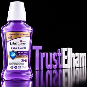 دهانشویه بزرگسال توتال (Gold Guard) برند لایف گارد با حجم 270 میلی لیتر
